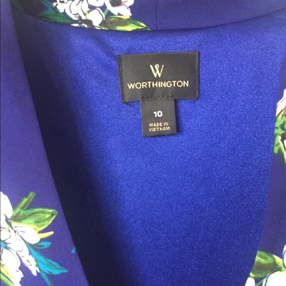 Floral Worthington Sleeveless Dress - Picture 3 of 6